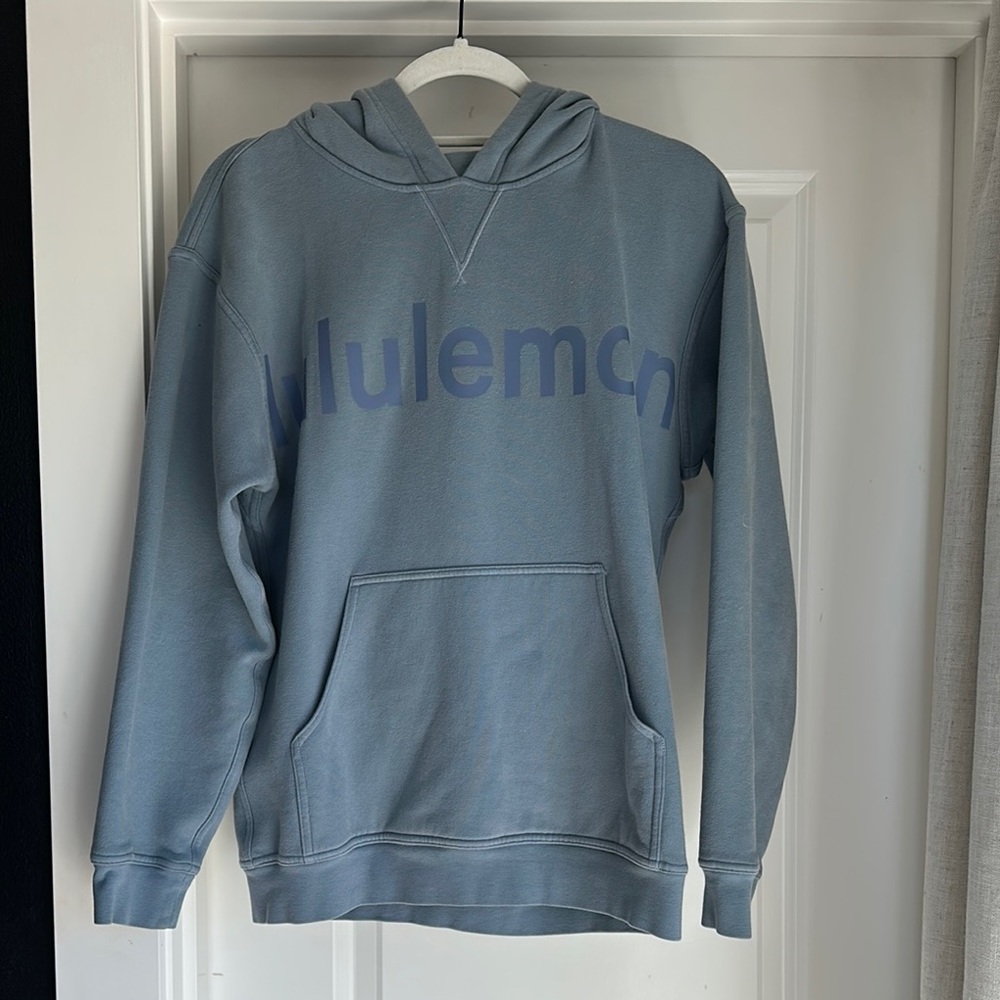 Lululemon Light Blue Pullover Hoodie